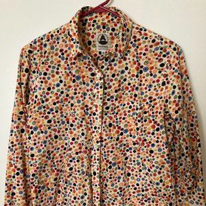 Tradlands colorful button down long sleeve shirt